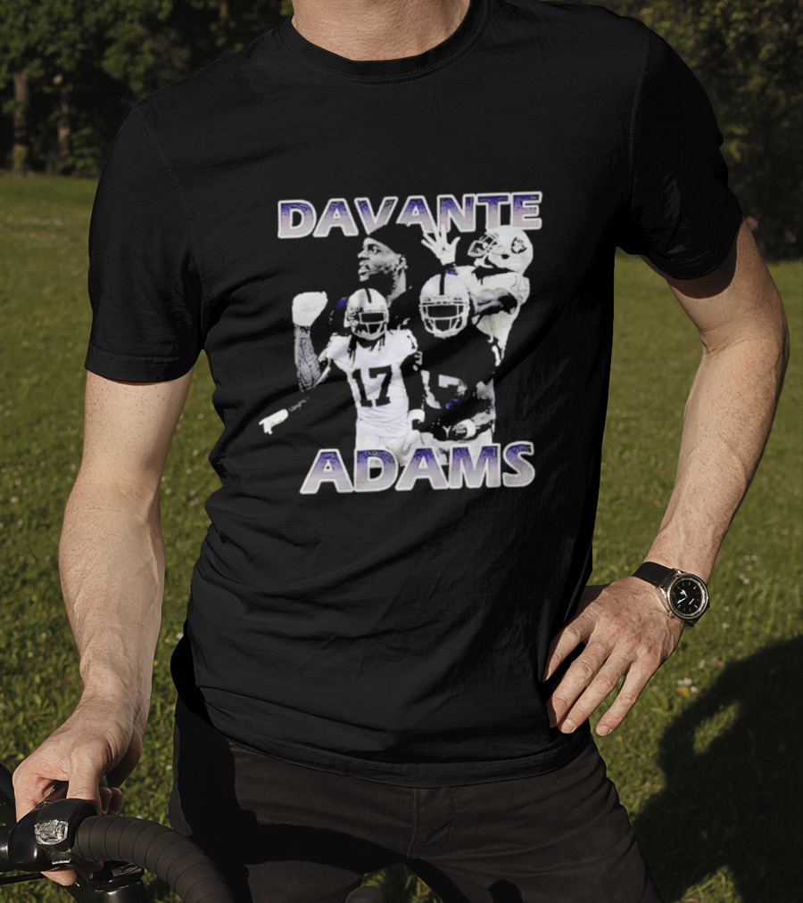 Davante Adams Raiders Football Collage 17 T-Shirt