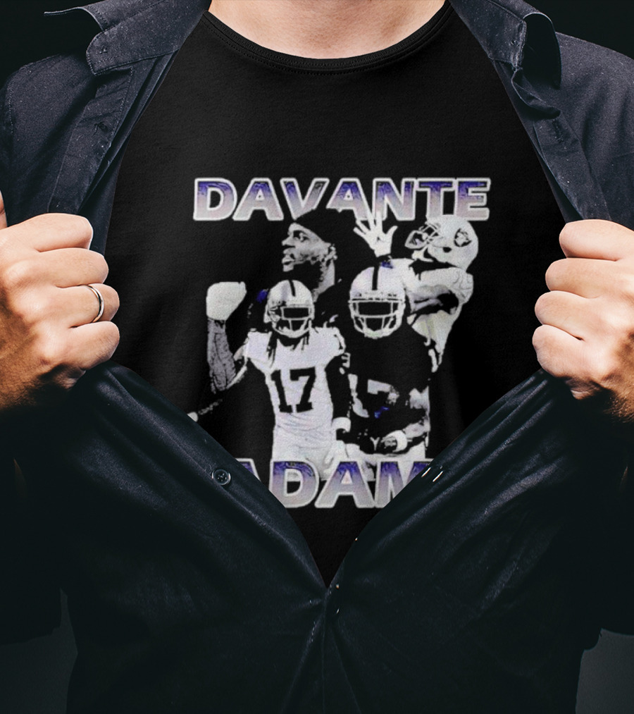 Davante Adams Raiders Football Collage 17 T-Shirt