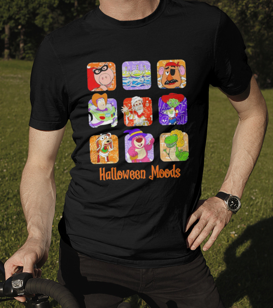 Halloween Moods Toy Story Disney Characters In Costume T-Shirt