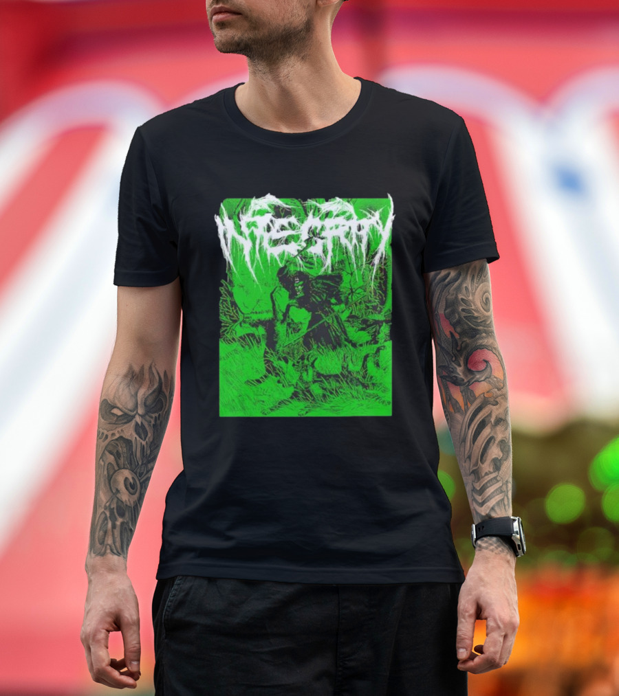 Integrity The Universe is a Wolf Grim Reaper Green T-Shirt