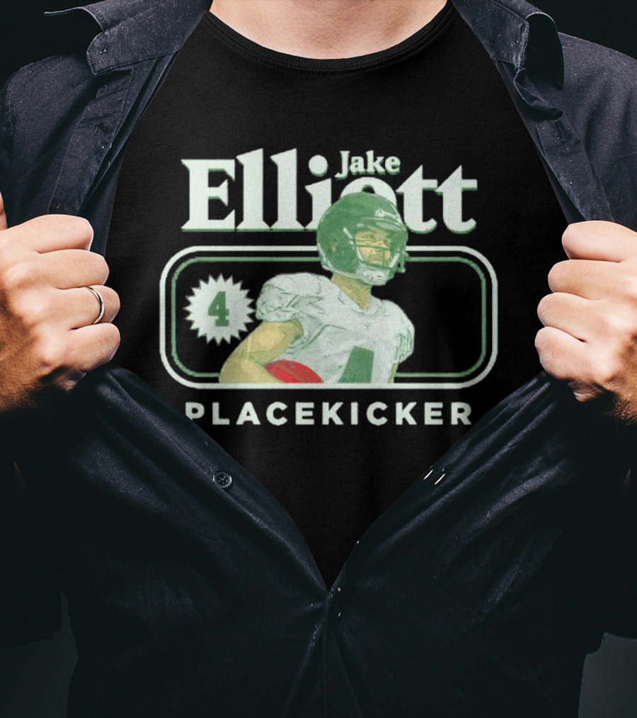 Jake Elliott 4 Philadelphia Placekicker T-Shirt