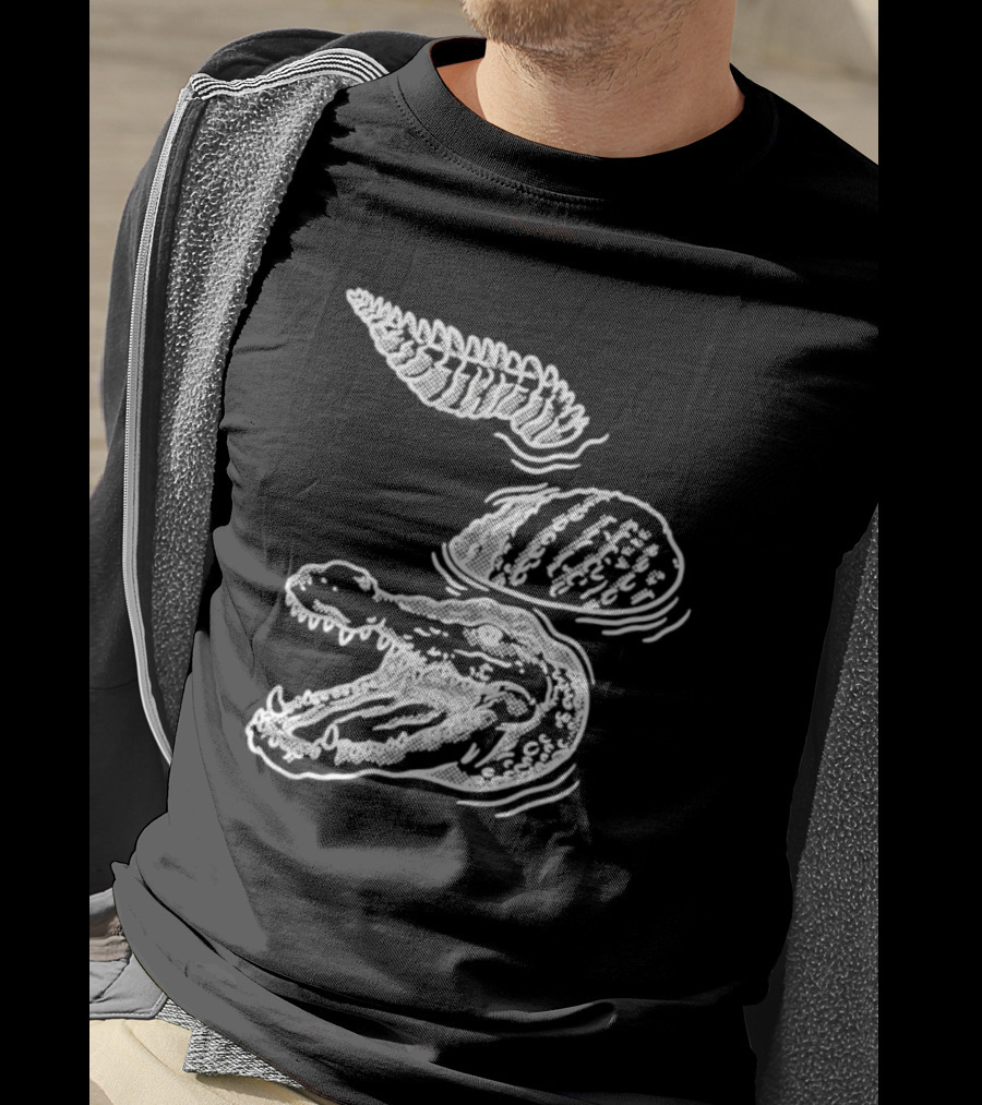 Let's Trip Alligator Spiral Tail T-Shirt