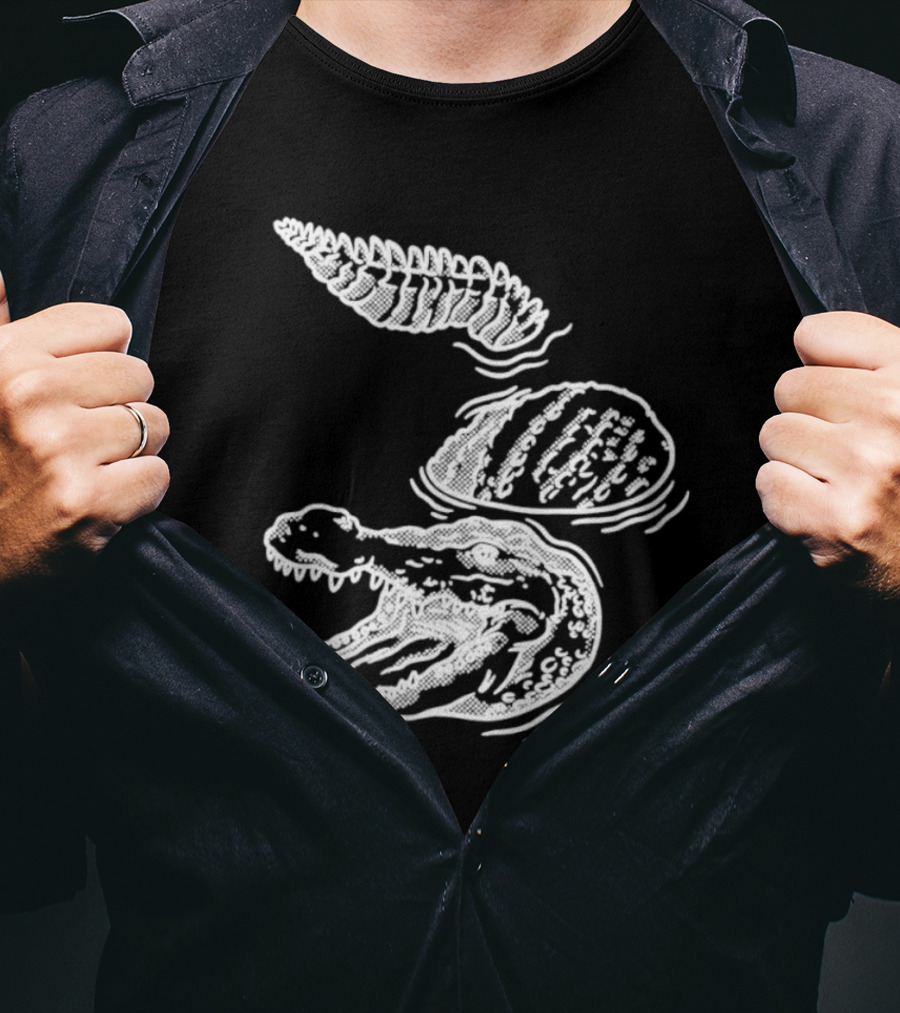 Let's Trip Alligator Spiral Tail T-Shirt