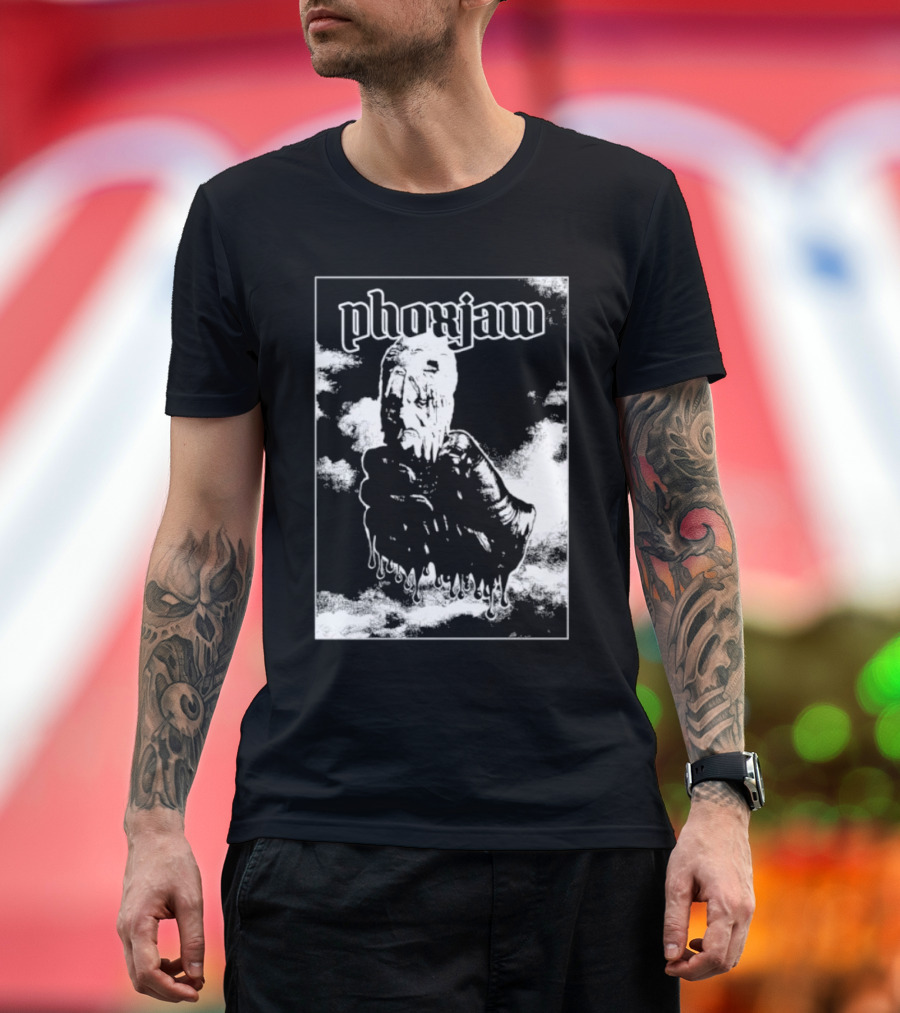 Phoxjaw Dripping Ice Cream Skull T-Shirt