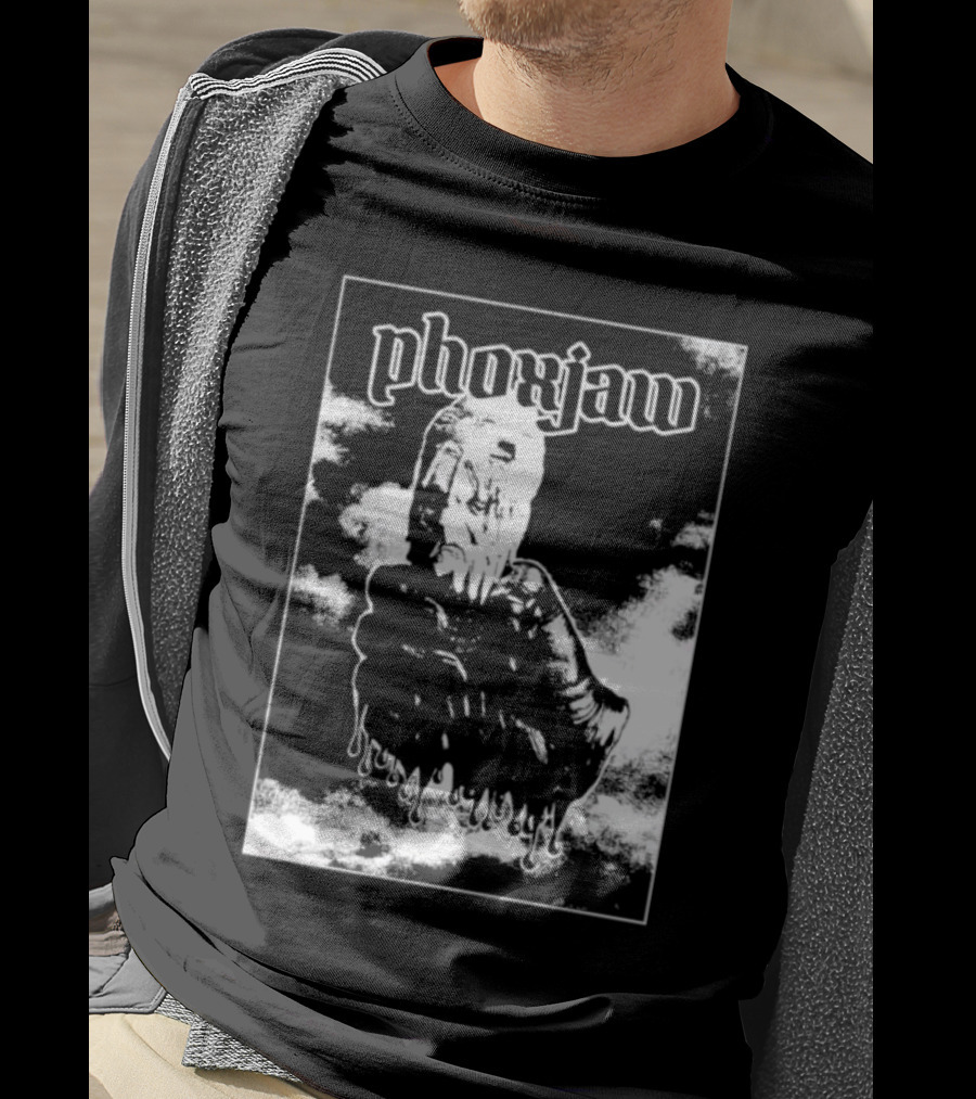 Phoxjaw Dripping Ice Cream Skull T-Shirt