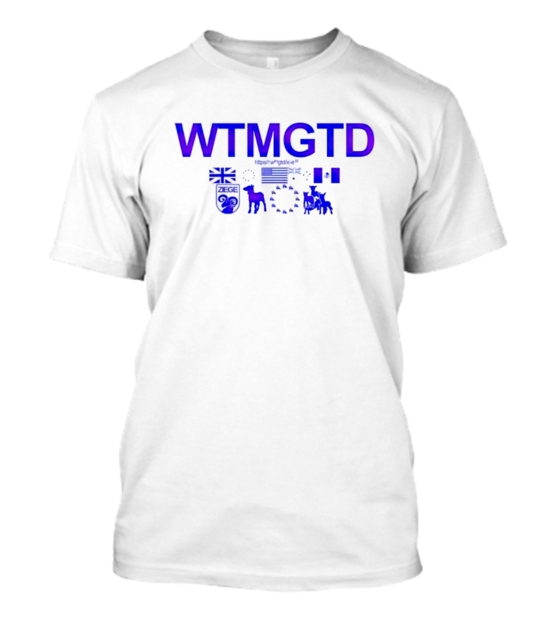 WTMGTD UK US EU Horse Donkey Flags ZEGE T-Shirt