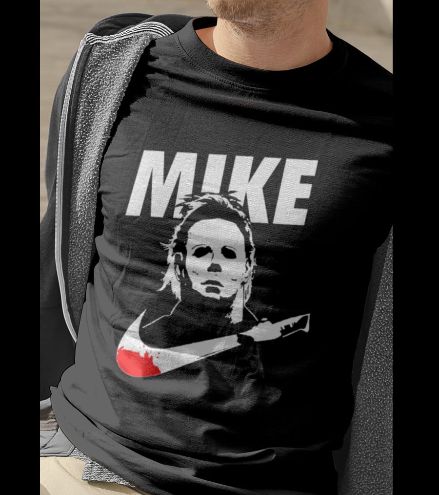 Mike Michael Myers Halloween Knife Swoosh T-Shirt