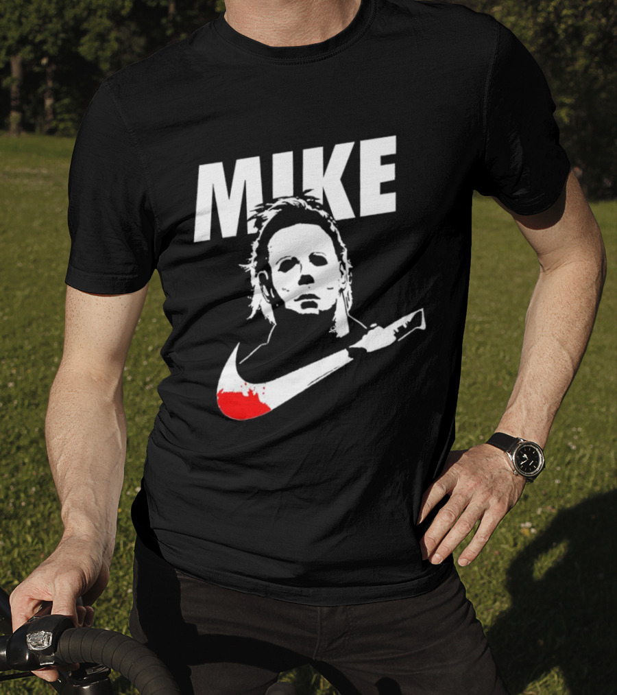 Mike Michael Myers Halloween Knife Swoosh T-Shirt