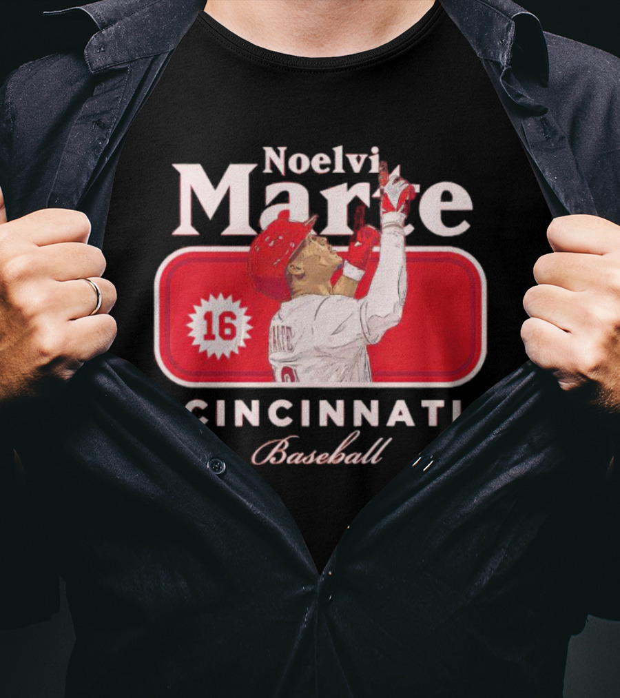 Noelvi Marte Cincinnati Baseball 16 T-Shirt