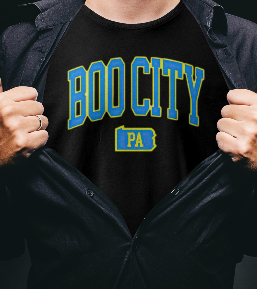 BOO CITY PA Philadelphia-Inspired Ghost T-Shirt