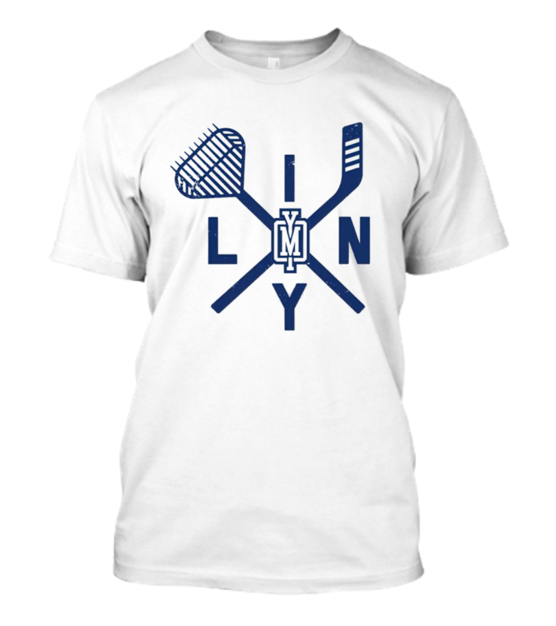 LINY VM Clam Rake Hockey Crossed Sticks T-Shirt