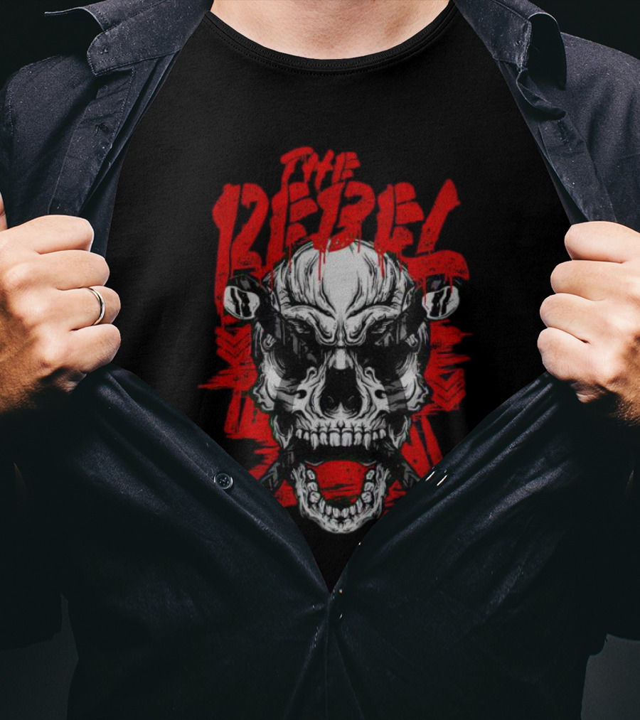 David Finlay The Rebel Skull T-Shirt