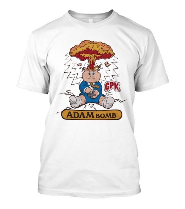 Garbage Pail Kids Adam Bomb GPK Explosion T-Shirt