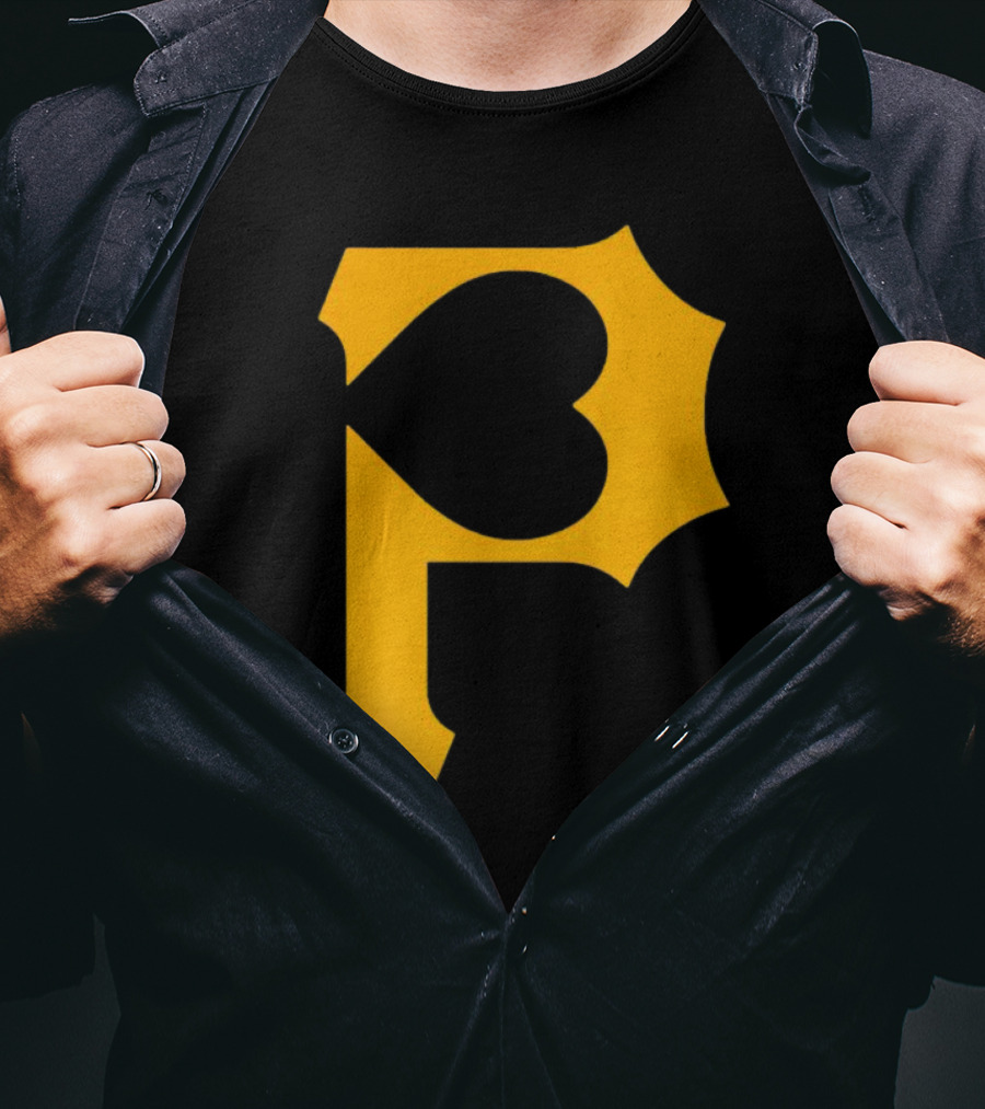 Heart Of Pittsburgh Pirates 'P' T-Shirt