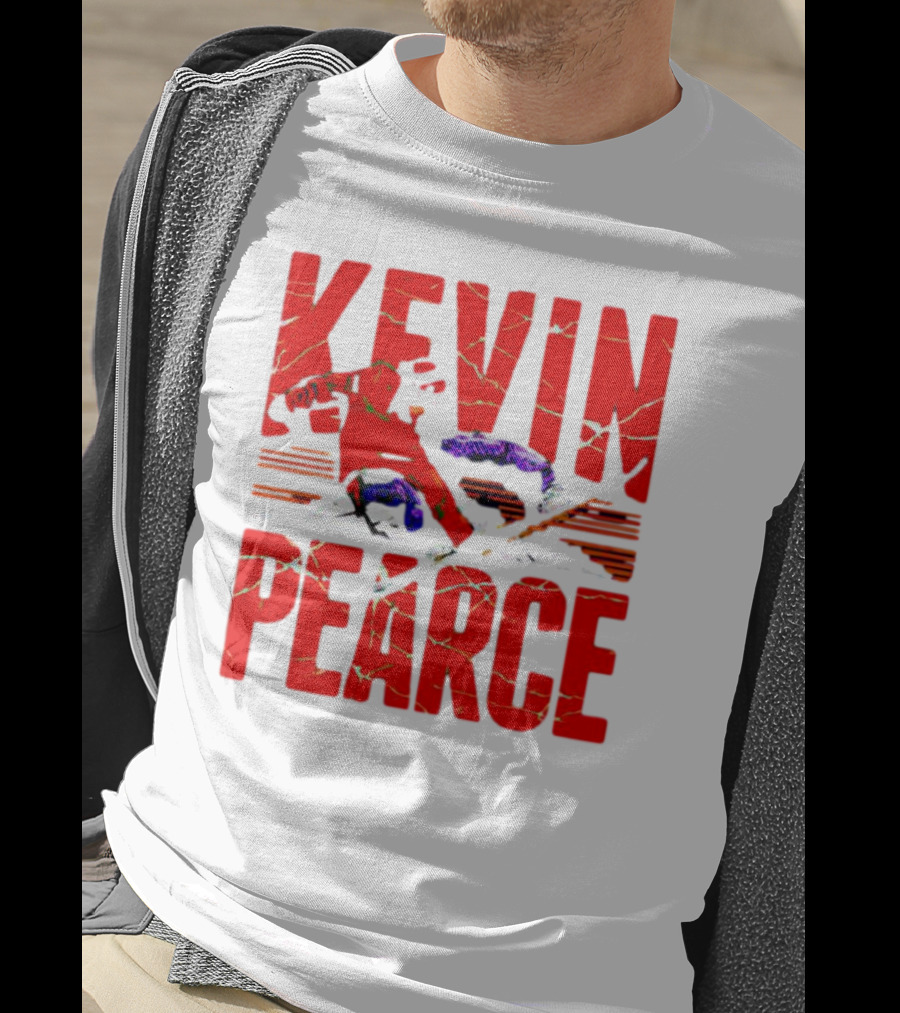 Kevin Pearce Snowboarder Action Red Letters T-Shirt