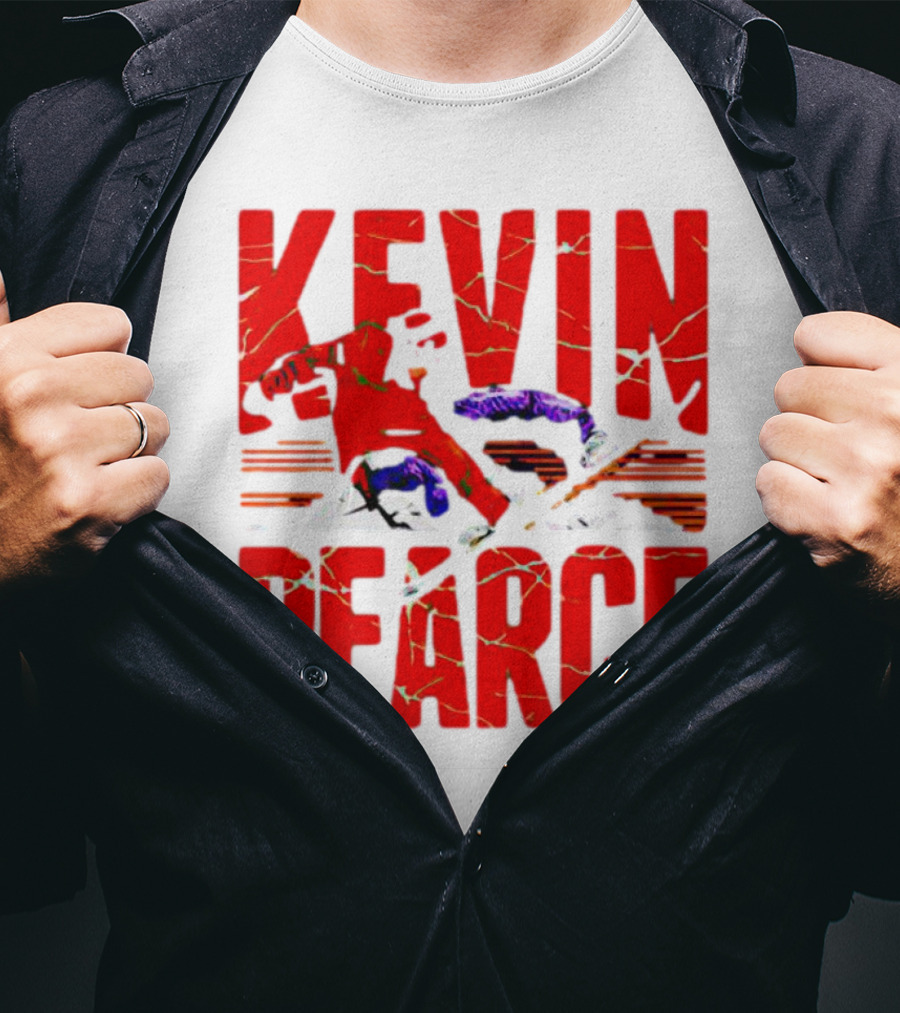 Kevin Pearce Snowboarder Action Red Letters T-Shirt