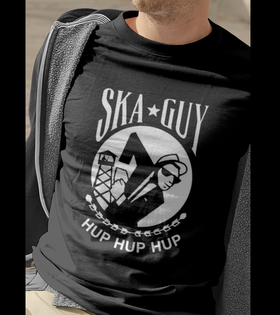 SKA GUY HUP HUP HUP Tower And Dancing Suit T-Shirt