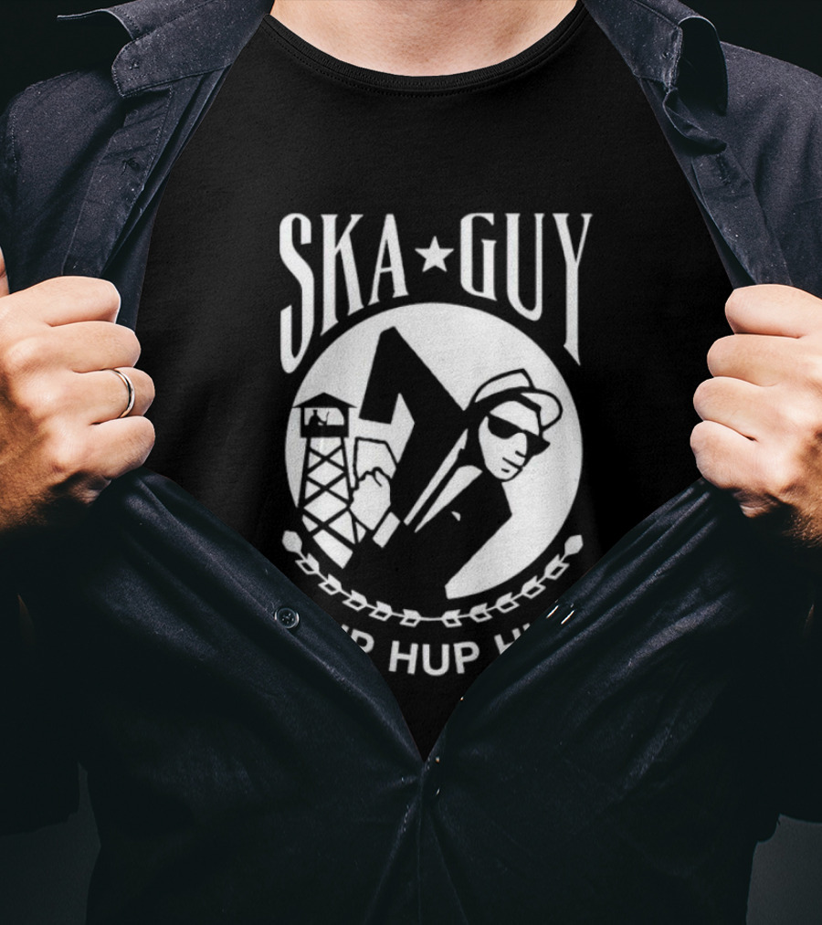 SKA GUY HUP HUP HUP Tower And Dancing Suit T-Shirt