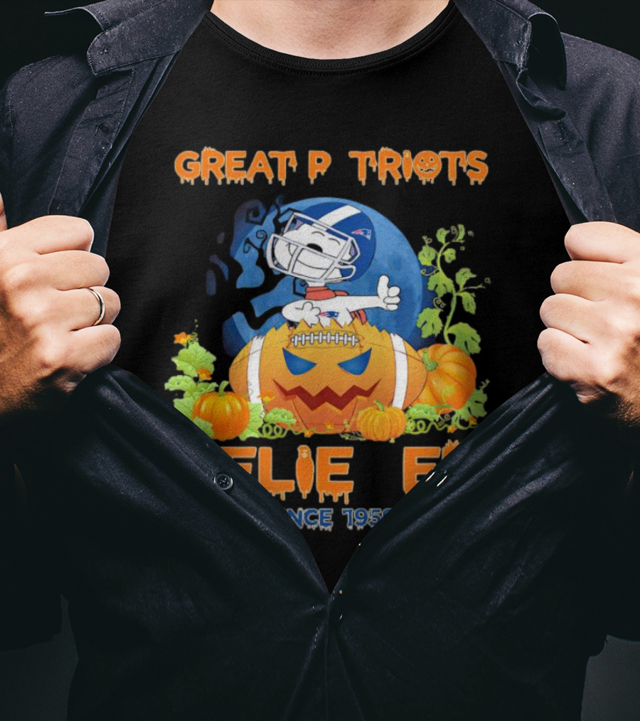 Great Patriots Believer Snoopy Halloween Since 1959 T-Shirt