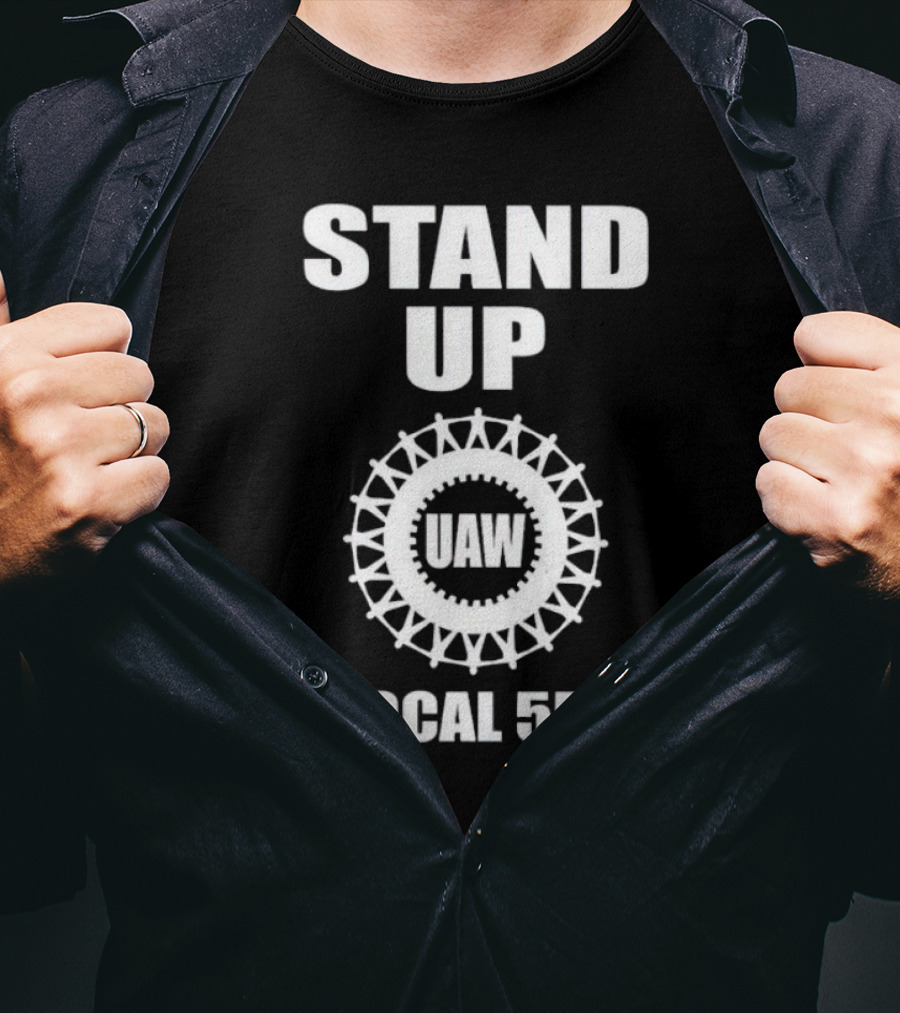 Stand Up UAW Local 551 Union Emblem T-Shirt