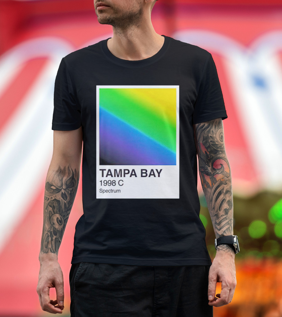 Tampa Bay 1998 C Spectrum Rainbow Gradient T-Shirt
