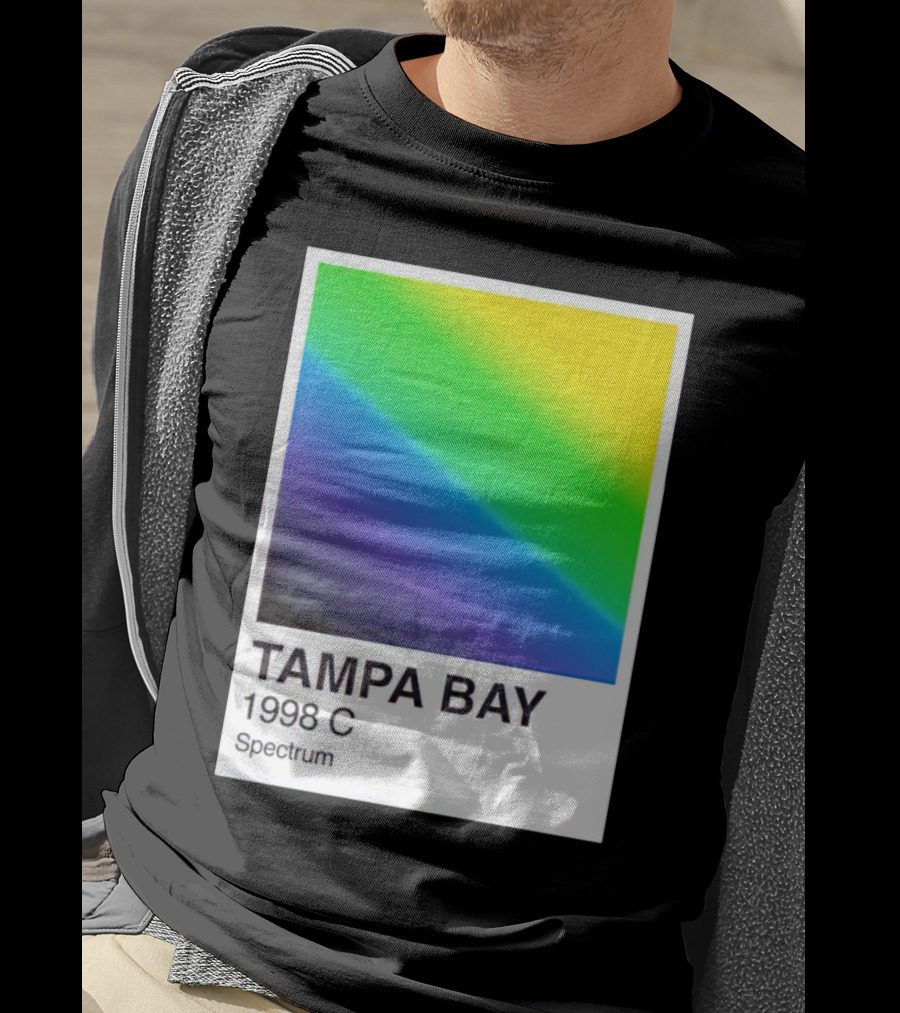 Tampa Bay 1998 C Spectrum Rainbow Gradient T-Shirt