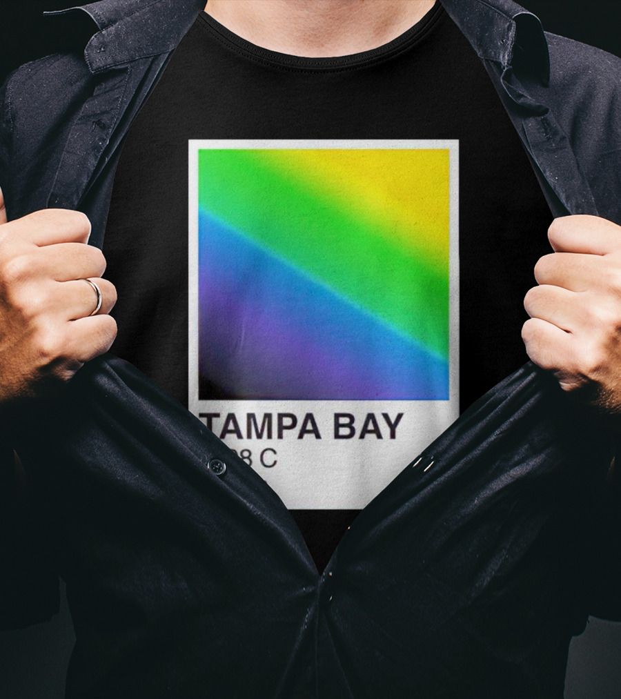 Tampa Bay 1998 C Spectrum Rainbow Gradient T-Shirt