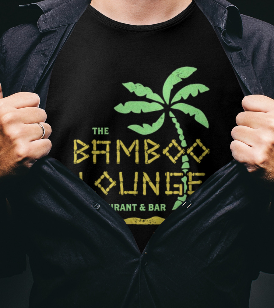 The Bamboo Lounge Restaurant And Bar Palm Tree T-Shirt