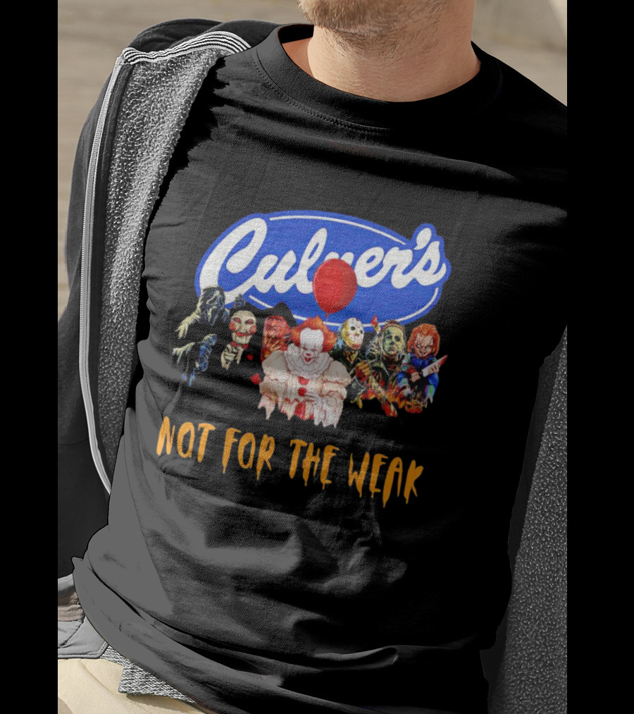 Culver’s Horror Movies Icons Not For The Weak Halloween T-Shirt