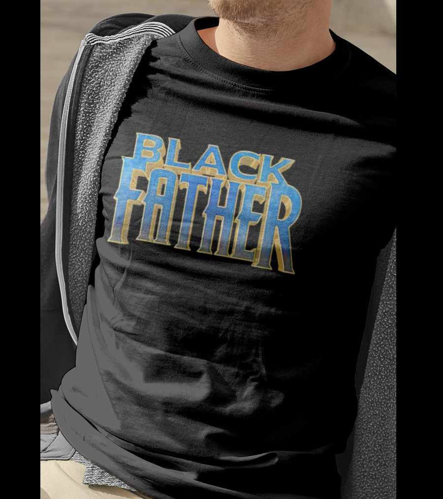 Black Panther Black Father T-Shirt