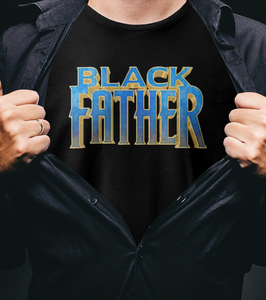 Black Panther Black Father T-Shirt