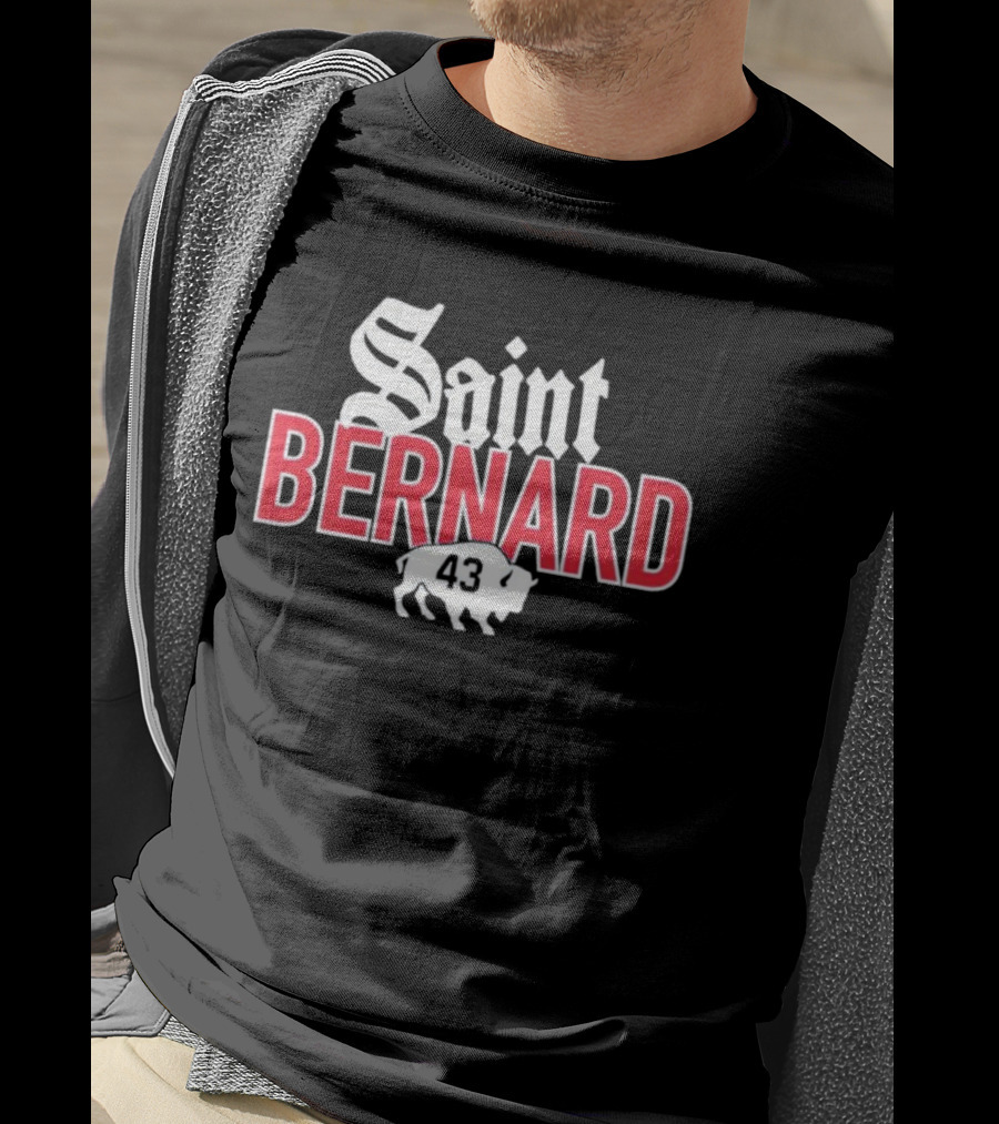 Buffalo Bills Saint Bernard 43 T-Shirt