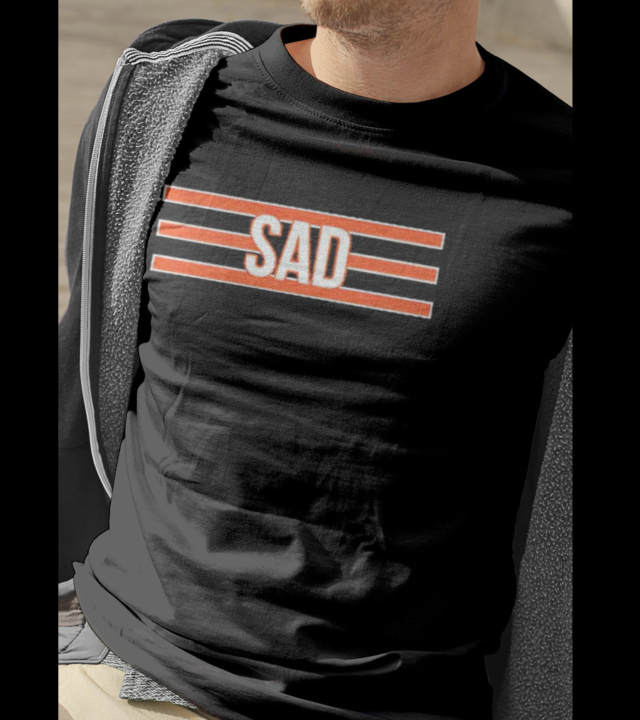 Chicago Bears Sad NFL Football Fan Irony And Disappointment T-Shirt