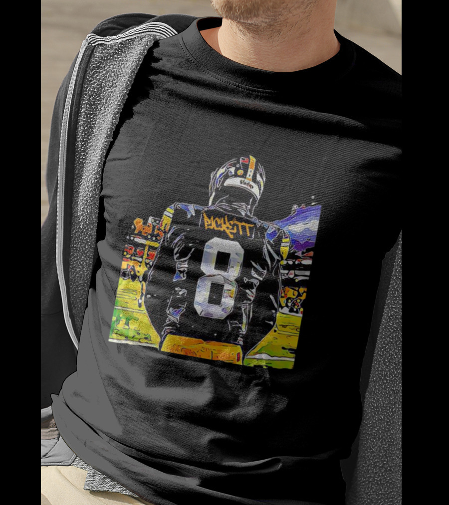Kenny Pickett Number 8 Football Celebration Steelers T-Shirt