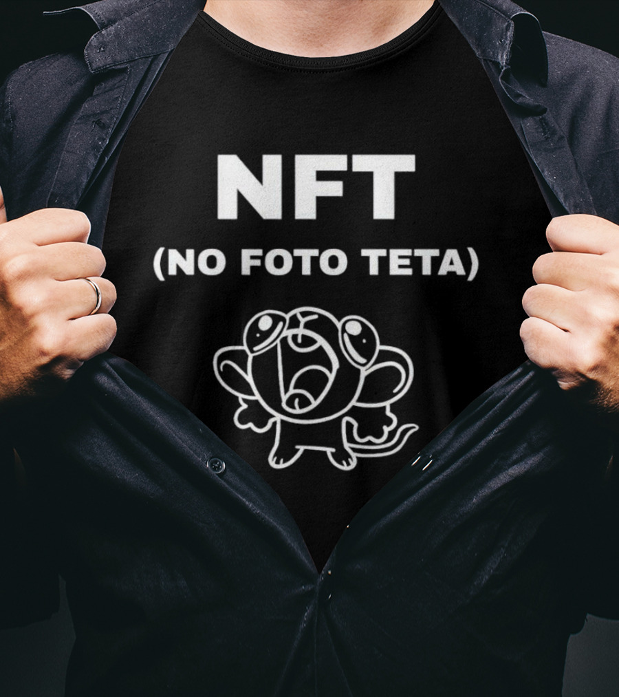 NFT No Foto Teta Cartoon Monkey T-Shirt