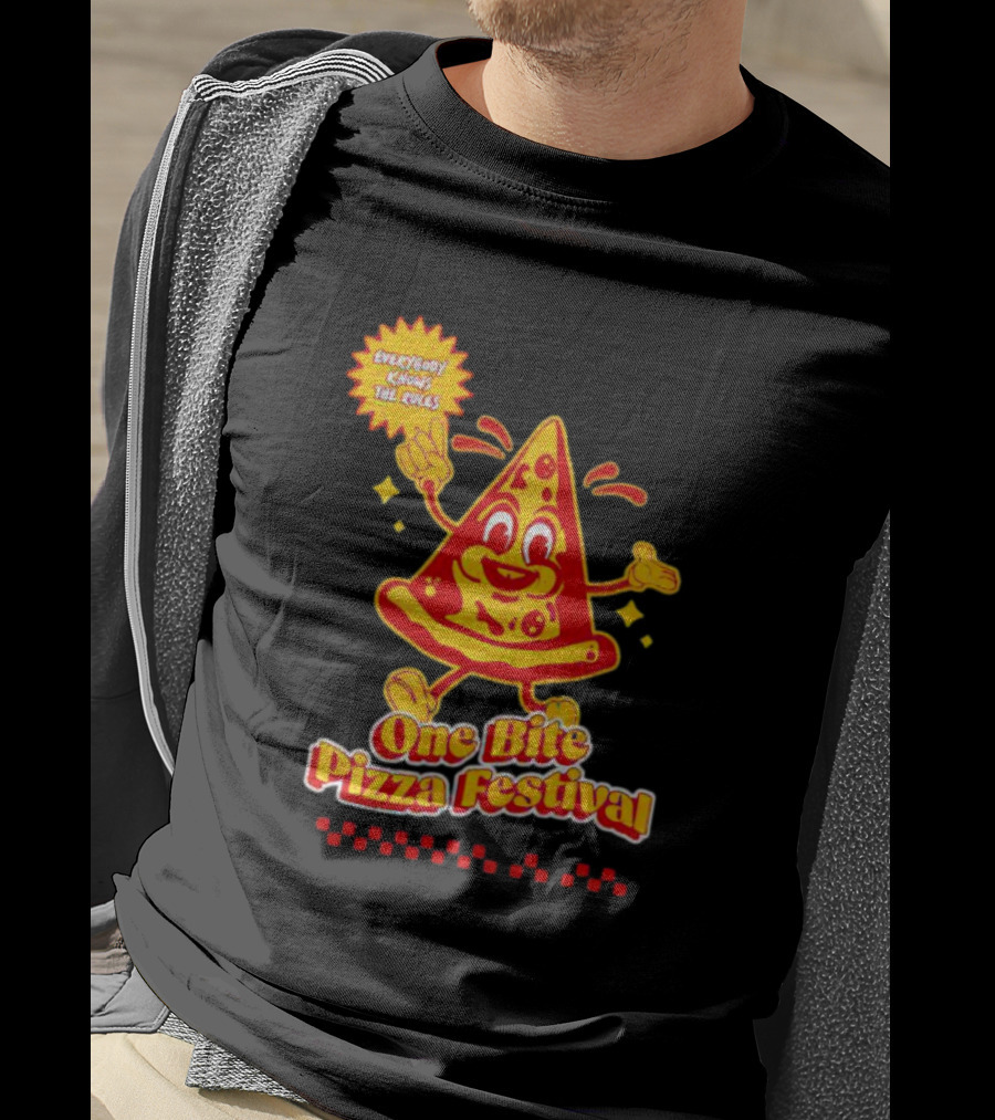 Everybody Knows The Rules One Bite Pizza Festival T-Shirt