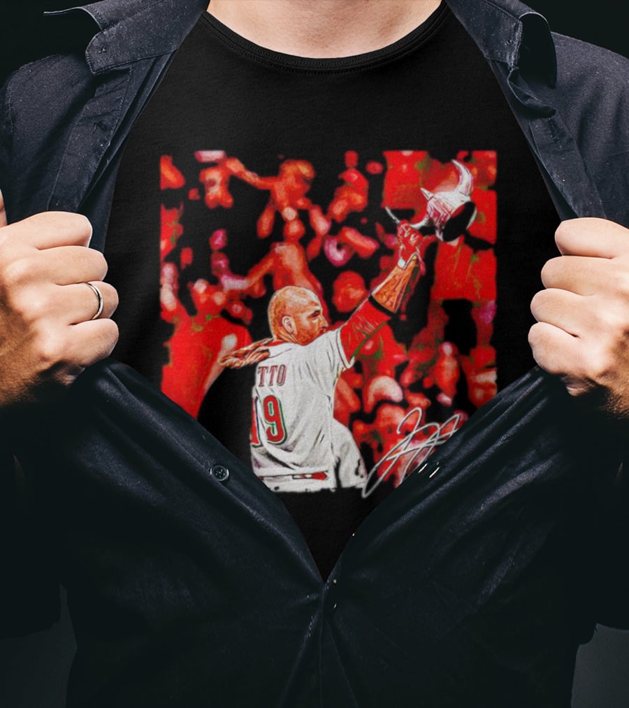 Joey Votto Number 19 Viking Celebration Signature MLB Players T-Shirt