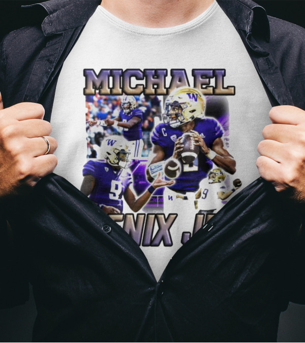 Michael Penix Jr. Washington Huskies Quarterback Football Player T-Shirt