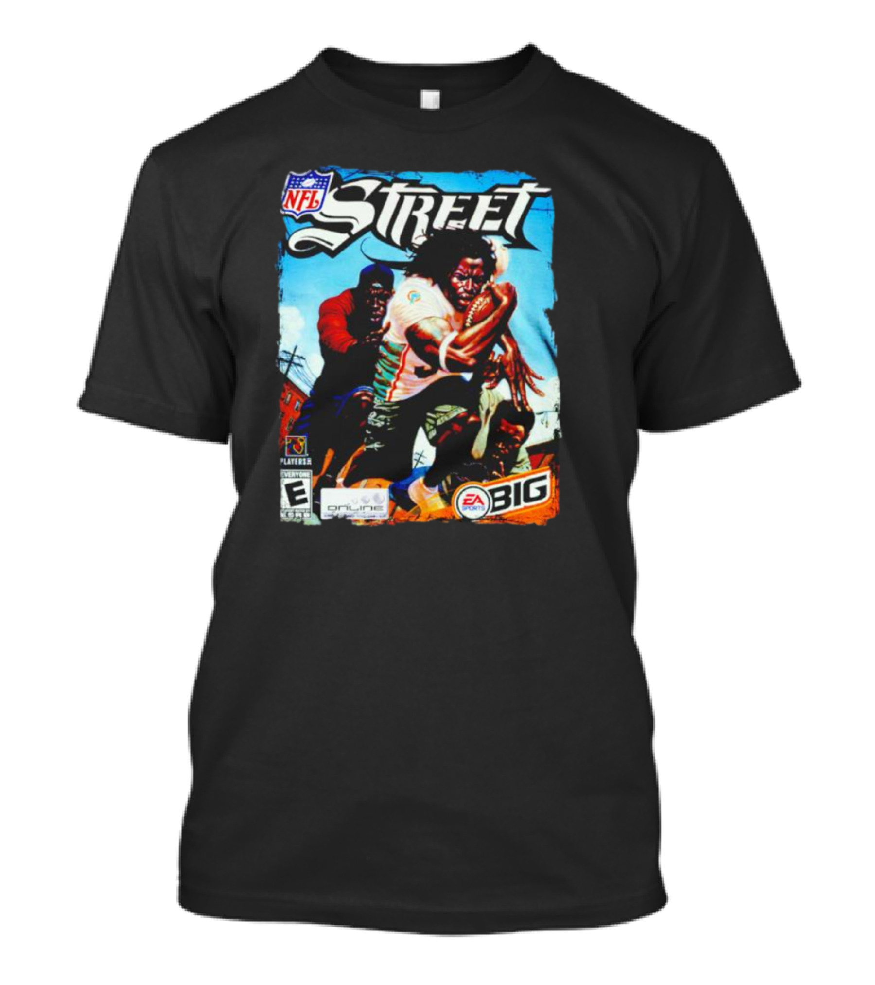 NFL Street EA Sports Big PlayStation 2 Game Cover T-Shirt
