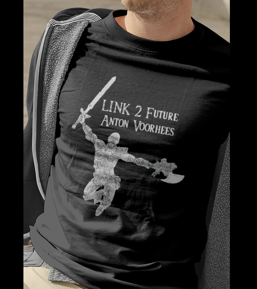 TriBorg Link 2 Future Anton Voorhees Sword And Axe Warrior T-Shirt