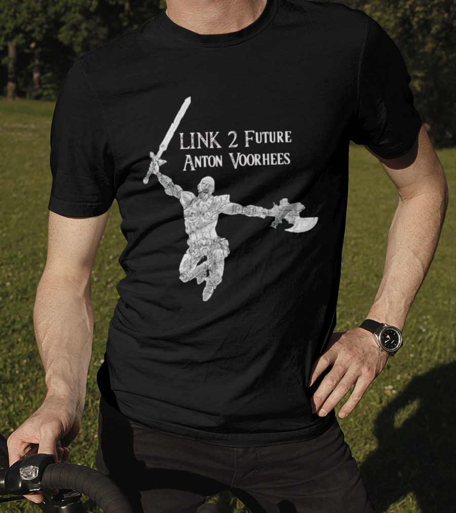 TriBorg Link 2 Future Anton Voorhees Sword And Axe Warrior T-Shirt