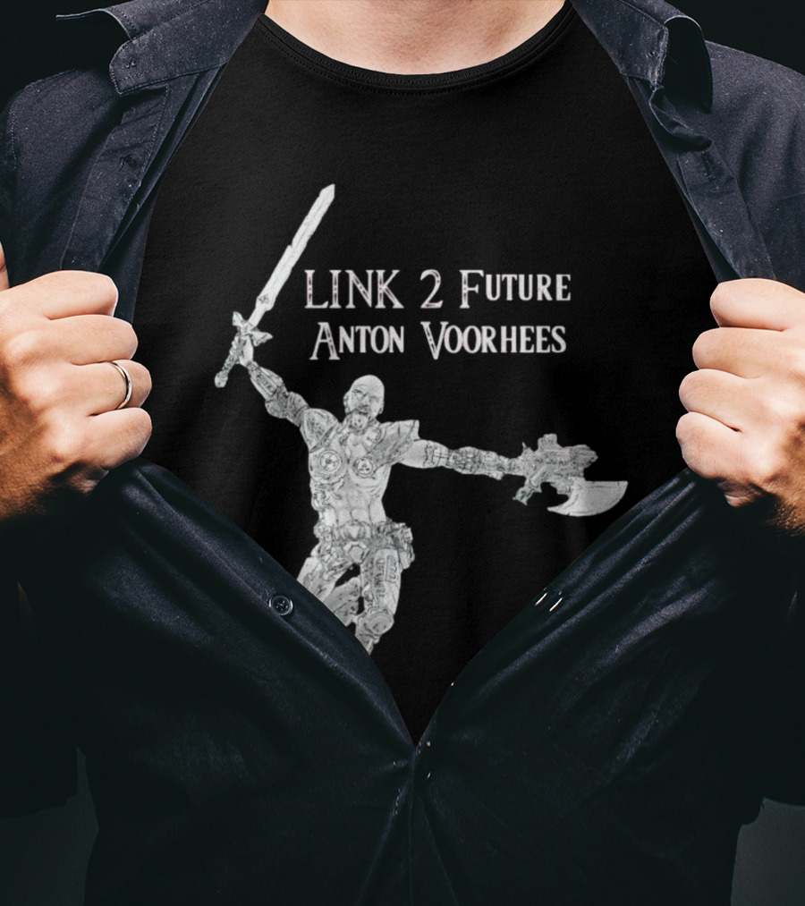 TriBorg Link 2 Future Anton Voorhees Sword And Axe Warrior T-Shirt