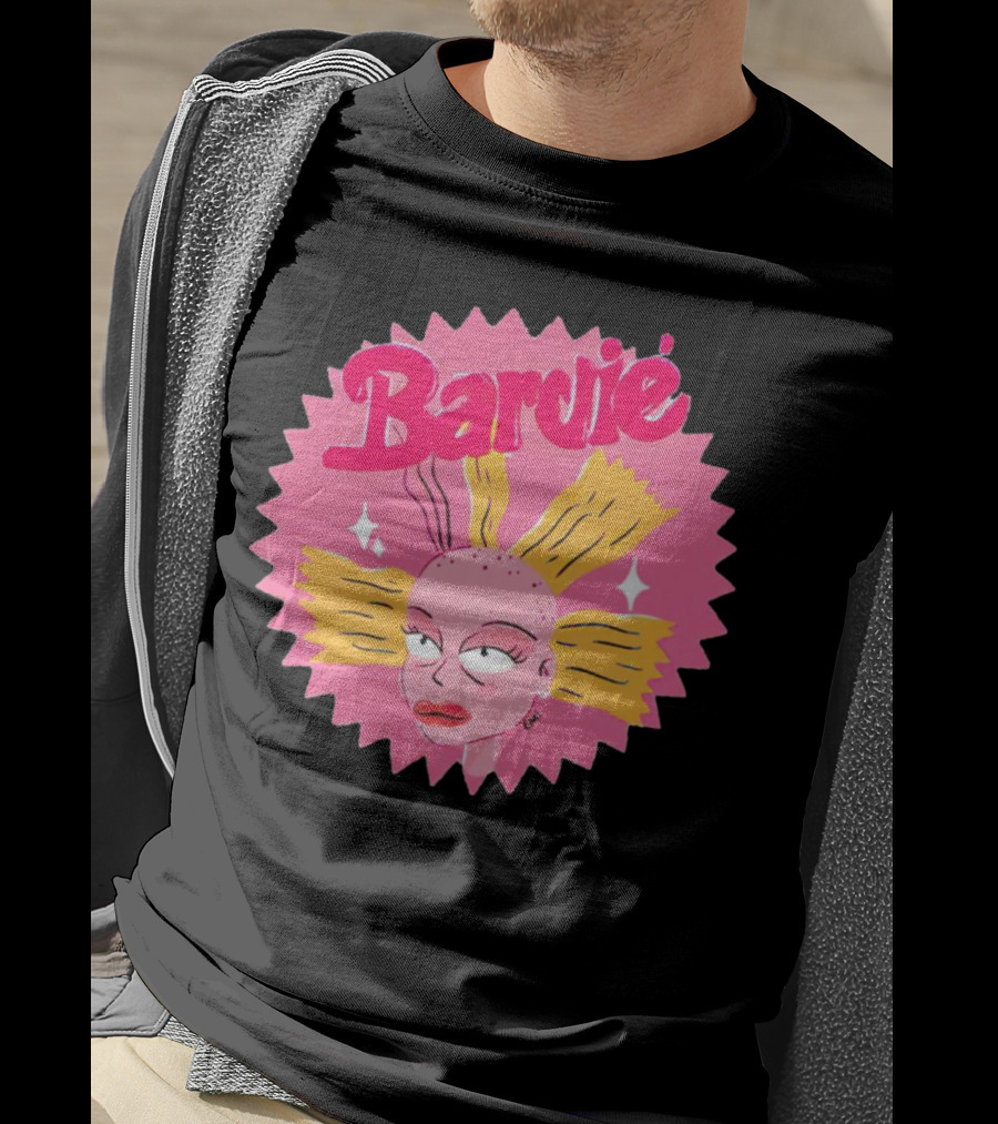 Barbie Movie Bold Parody Pink Starburst T-Shirt