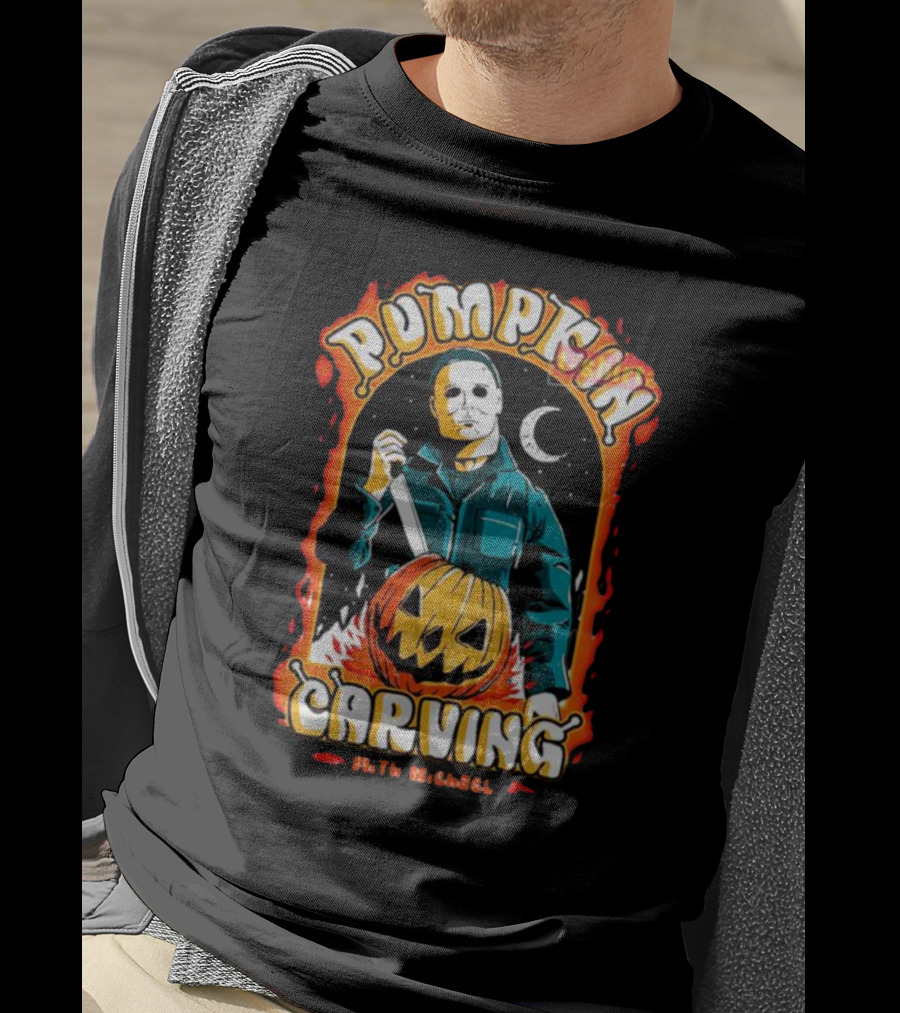 Michael Myers Halloween Pumpkin Carving T-Shirt
