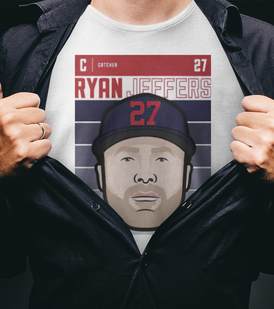 Ryan Jeffers C Catcher 27 Minnesota Twins T-Shirt