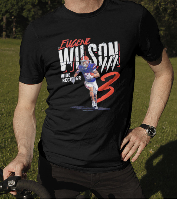 Eugene Wilson Wide Receiver 3 Football Player T-Shirt