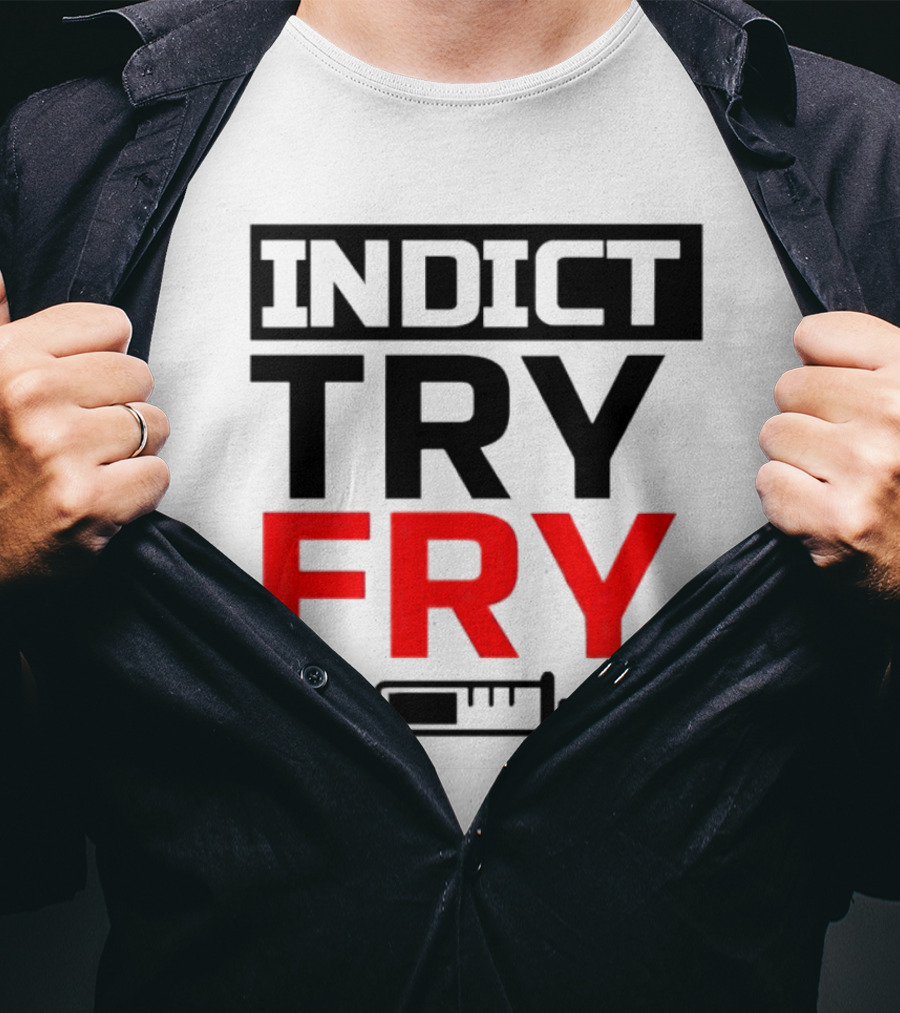 INDICT TRY FRY Syringe T-Shirt