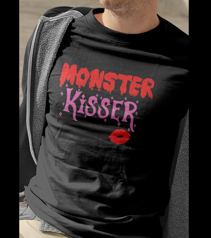 Monster Kisser Fun Red Lips Iconic T-Shirt