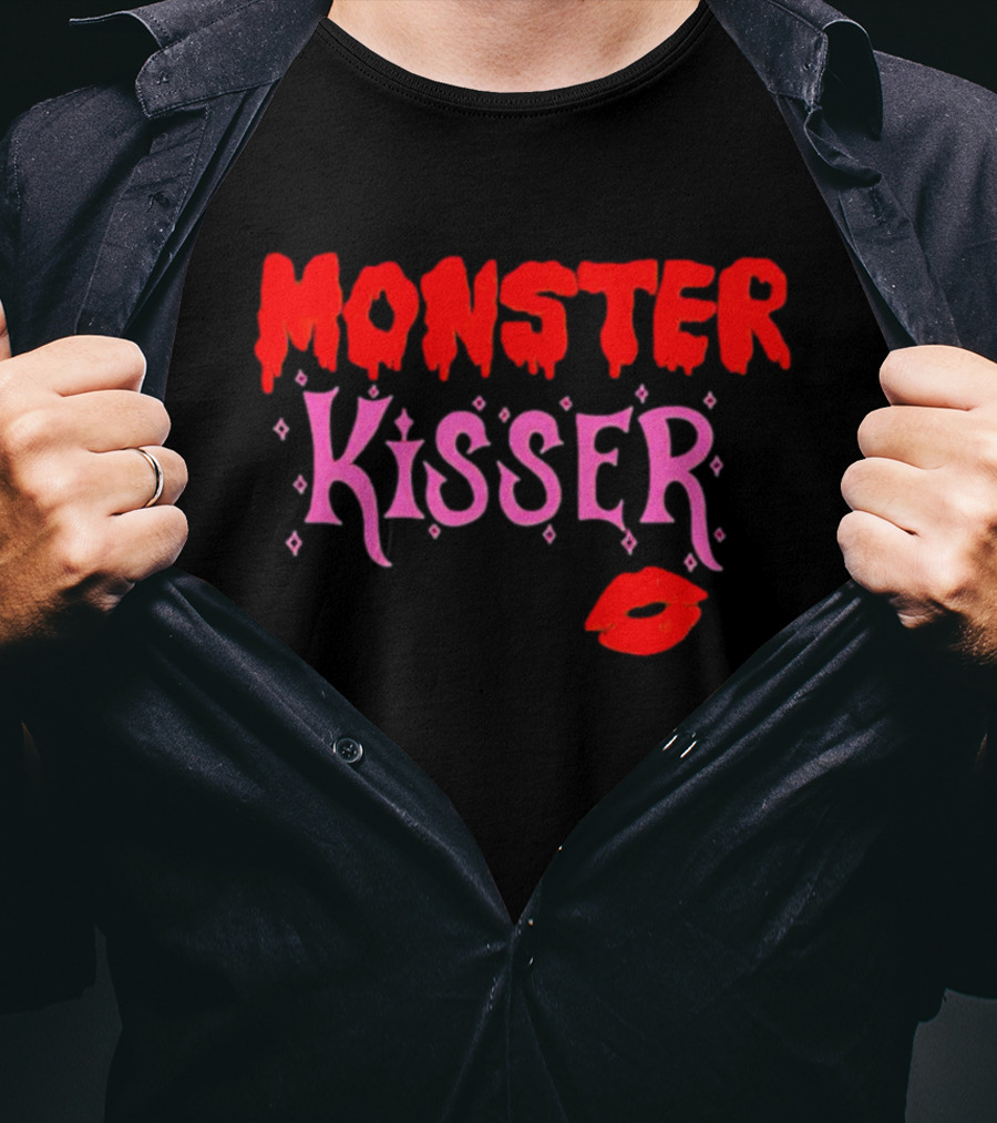 Monster Kisser Fun Red Lips Iconic T-Shirt