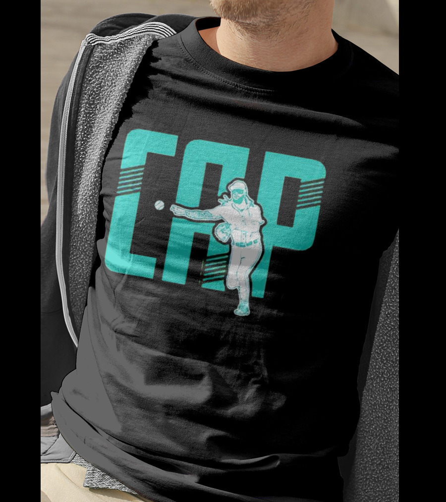 Seattle Mariners Cap Pitching Player T-Shirt